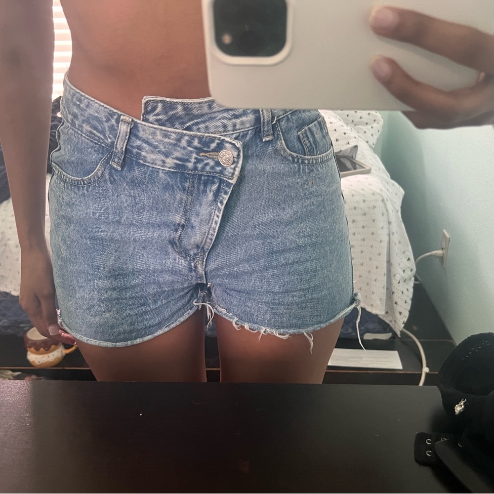Denim shorts